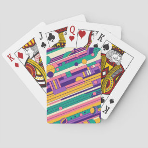 Baraja De Cartas Guay, colorido diseño retro de los años 80 y 90