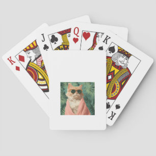 Baraja De Cartas Guay Ginger Cat Vacaciones Vibes Estética