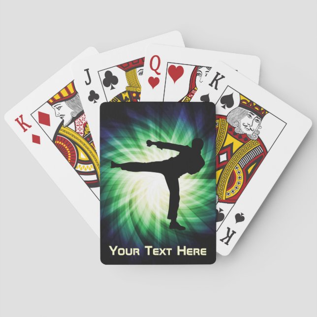 Baraja De Cartas Guay Karate Kick (Reverso)