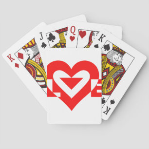 Baraja De Cartas Guay Love Graphic, rojo