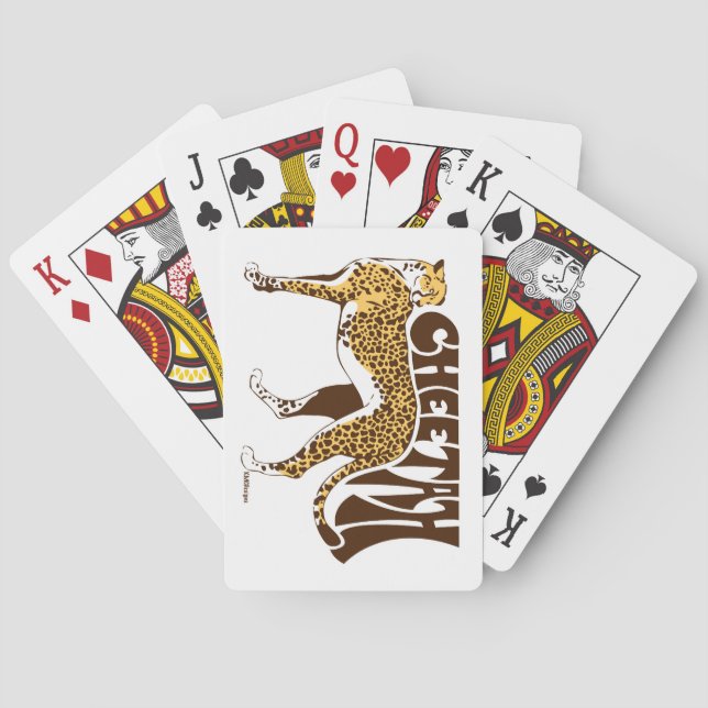Baraja De Cartas Guepardo (Reverso)