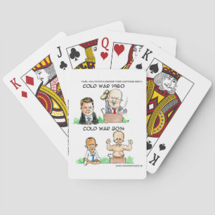 Baraja De Cartas Guerras Frías de 1960 y 2014 Divertidas