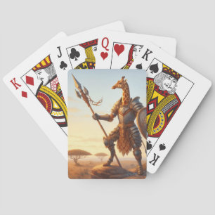 Baraja De Cartas Guerrero de Giraffe