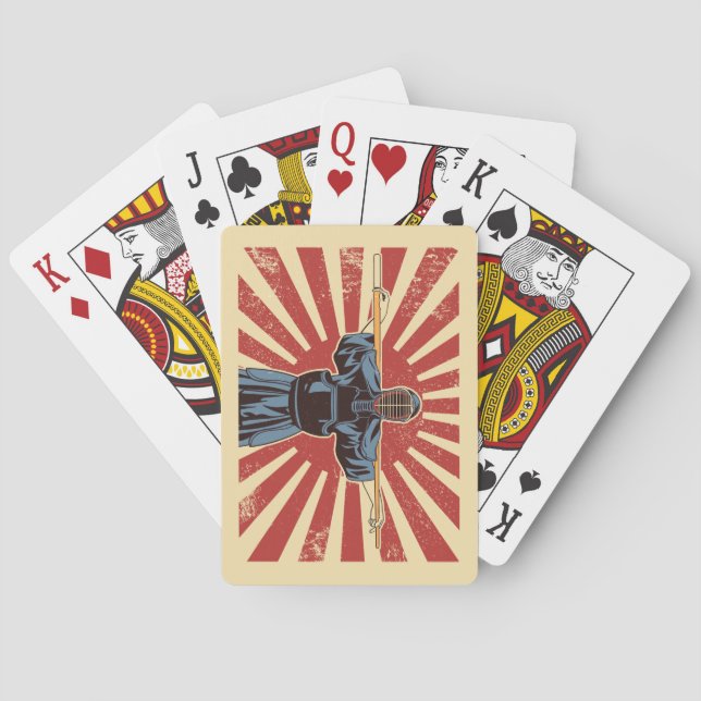 Baraja De Cartas Guerrero de Ninja (Reverso)