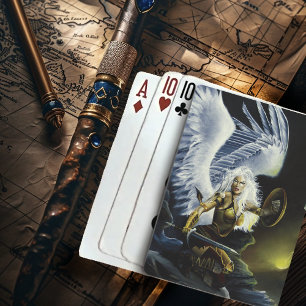 Baraja De Cartas Guerrero Fantasy Angel Sword
