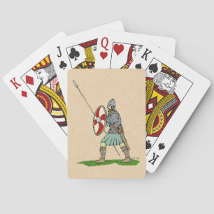 Baraja De Cartas Guerrero sajón/inglés medieval