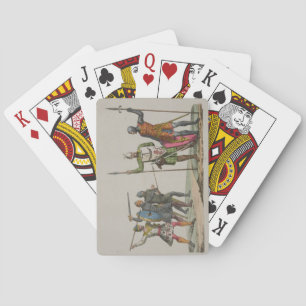 Baraja De Cartas Guerreros anglosajones, plato 14 de 'La historia d