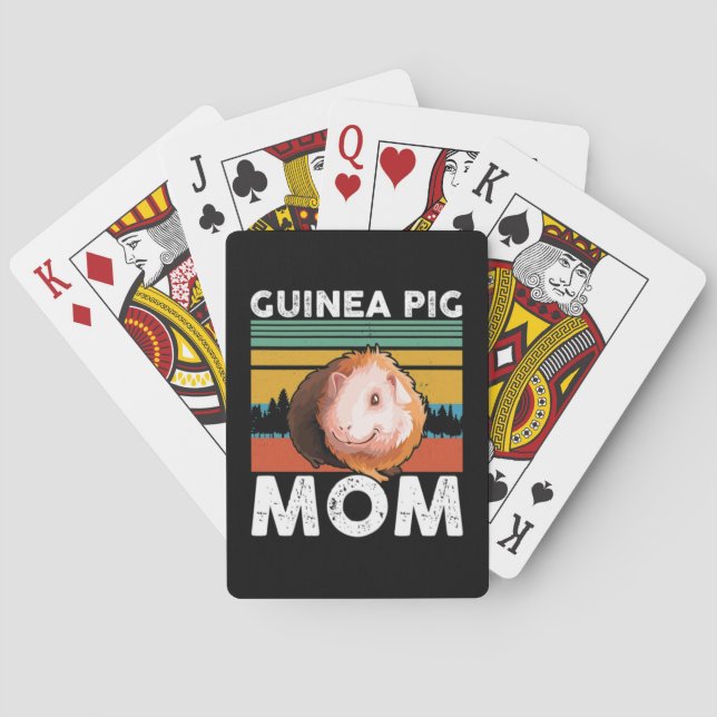 Baraja De Cartas Guinea Pig Mom (Reverso)