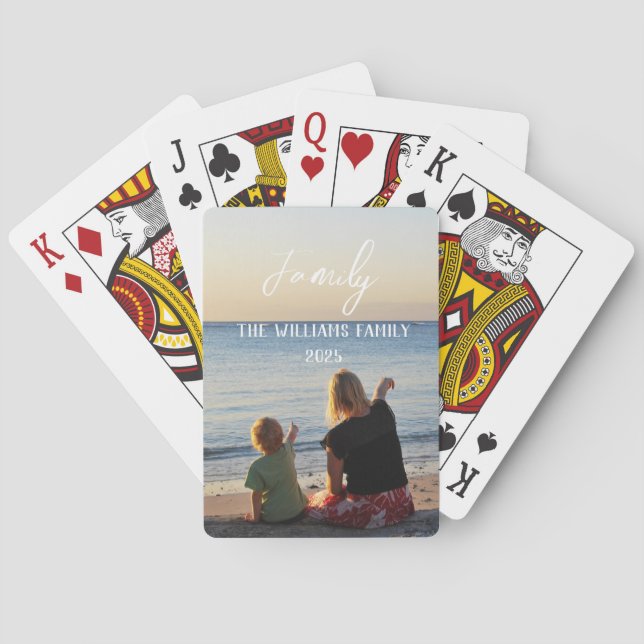 Baraja De Cartas Guión de la esposa de los amigos de la familia de  (Reverso)