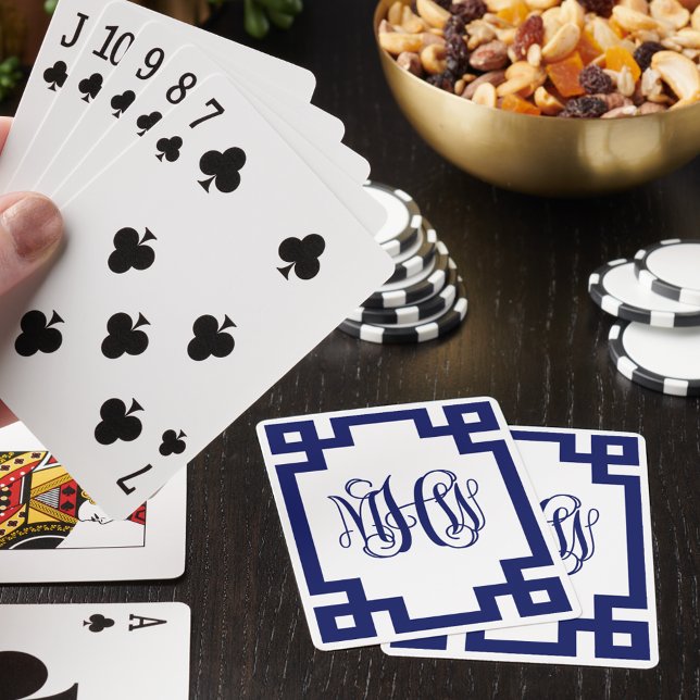 Baraja De Cartas Guión del Vino de la clave griega de la marina bla (Subido por el creador)