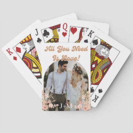 Baraja De Cartas guion retro arco boda fotográfico botánico boho