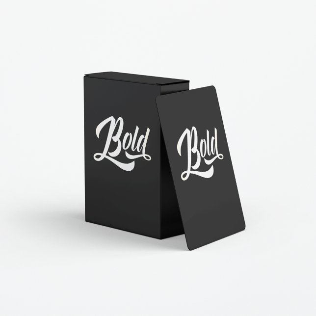 Baraja De Cartas Guión simple negrita con letras de mano (Subido por el creador)