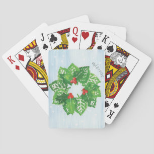 Baraja De Cartas Guirnalda de hojas - Arte infantil para CHOC