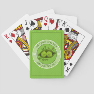 Baraja De Cartas Guisantes En Una Vaina Personalizados