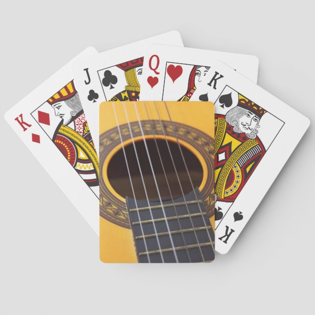 Baraja De Cartas Guitarra acústica (Reverso)