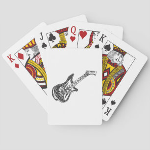 Baraja De Cartas Guitarra eléctrica