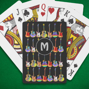 Baraja De Cartas Guitarra personalizada funky