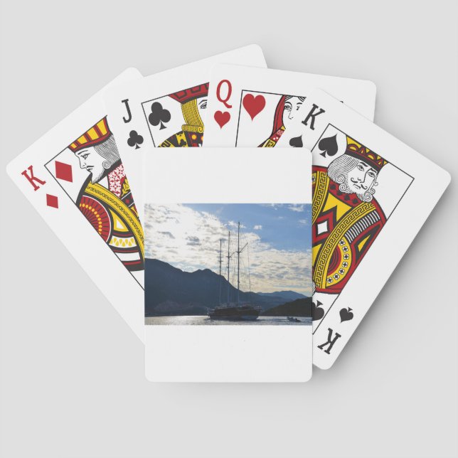 Baraja De Cartas Gulet Turco En Kas (Reverso)