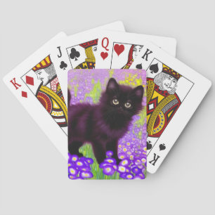 Baraja De Cartas Gustav Klimt Black Kitten