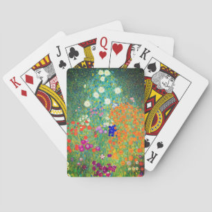 Baraja De Cartas Gustav Klimt Flower Garden