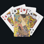 Baraja De Cartas Gustav Klimt Lady Con Ventilador<br><div class="desc">Gustav Klimt Lady Con Ventilador</div>