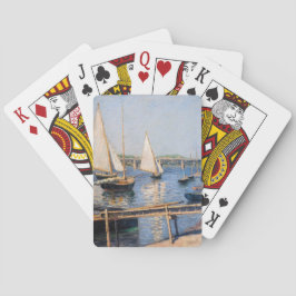 Baraja De Cartas Gustave Caillebotte - Barcos de vela en Argenteuil