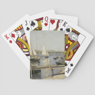 Baraja De Cartas Gustave Caillebotte - Barcos de vela en Argenteuil