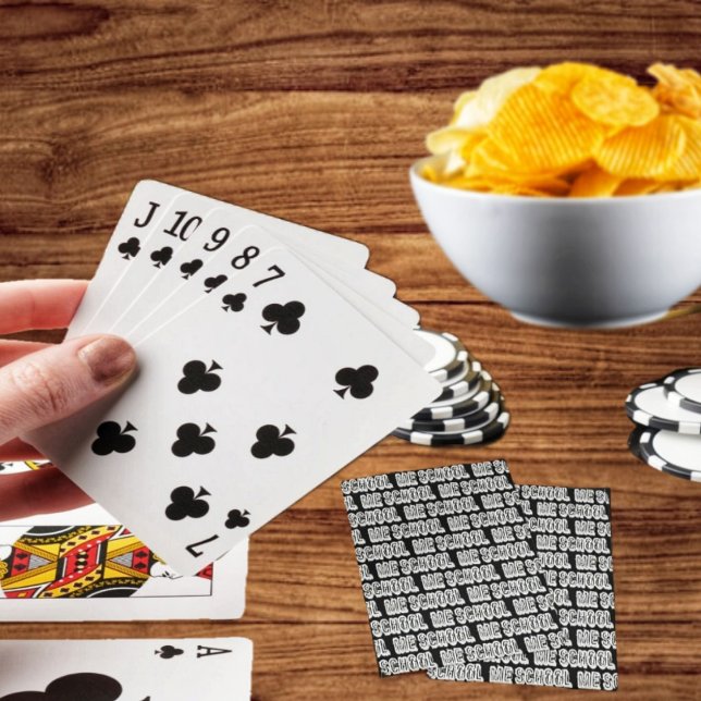 Baraja De Cartas H. Translucent-Wht Metalizado (Play some poker, whenever you're on break from school, to get you back in study mode!)