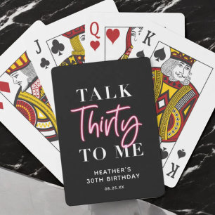 Baraja De Cartas Hablar 30 a mí por los favores de la fiesta de cum