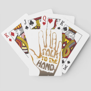 Baraja De Cartas Hablar Con La Mano