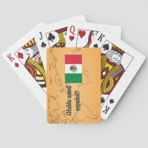 Baraja De Cartas ¿Hablas español? Bandera bf