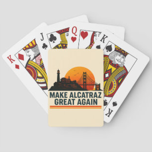 Baraja De Cartas Hacer a Alcatraz grande de nuevo divertido