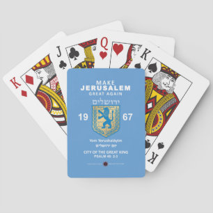 Baraja De Cartas Hacer que Jerusalén vuelva a ser grande