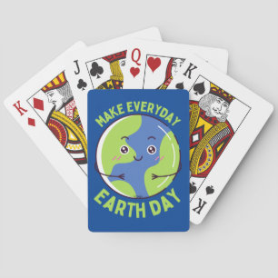 Baraja De Cartas HACER QUE TODOS LOS DÍAS EL DÍA DE LA TIERRA, salv