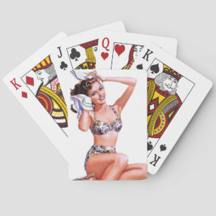 Baraja De Cartas Haciendo el "Do Pin Up"