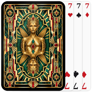 Baraja De Cartas Hada, Art Deco Mítica
