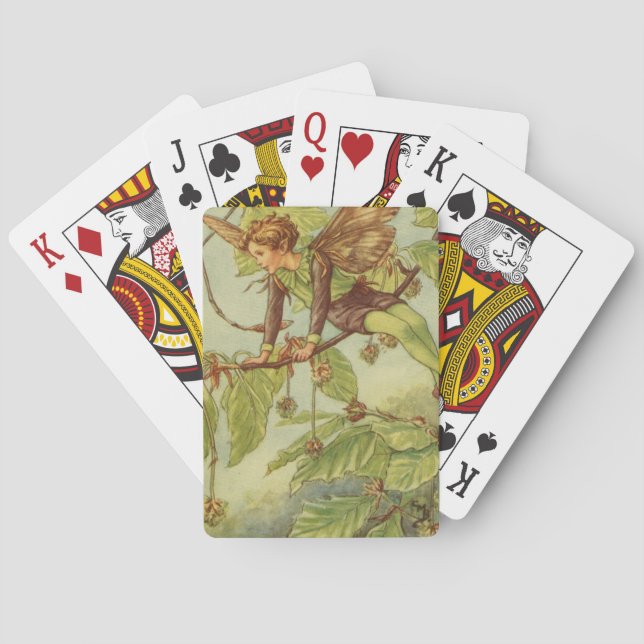 Baraja De Cartas Hada de árbol de haya por Vision Studio (Reverso)