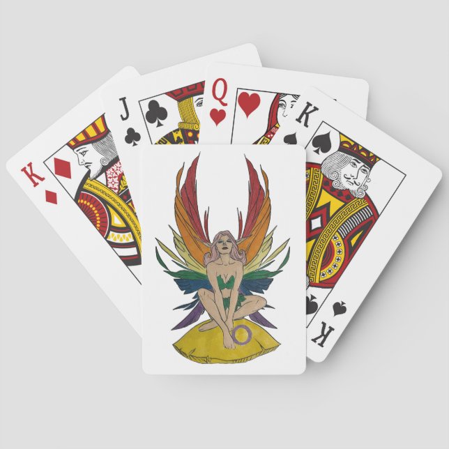 Baraja De Cartas Hada Intersexo (Reverso)