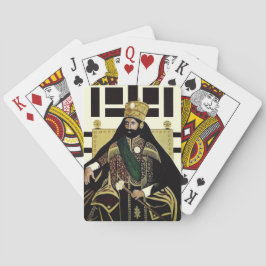 Baraja De Cartas Haile Selassie - rey of the rey póquer Cards -