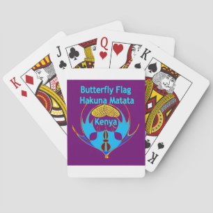 Baraja De Cartas "Hakuna Matata Kenia" Impresión/Arte Gráfico de Ma