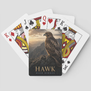 Baraja De Cartas Halcón Altos Bordes Vida Silvestre ANIMAL