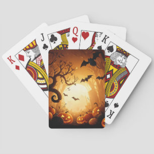 Baraja De Cartas Halloween/Bat/Calabaza/Caída