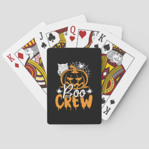 Baraja De Cartas Halloween Boo Crew Cumpleaños