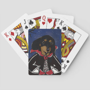 Baraja De Cartas Halloween Dachshund