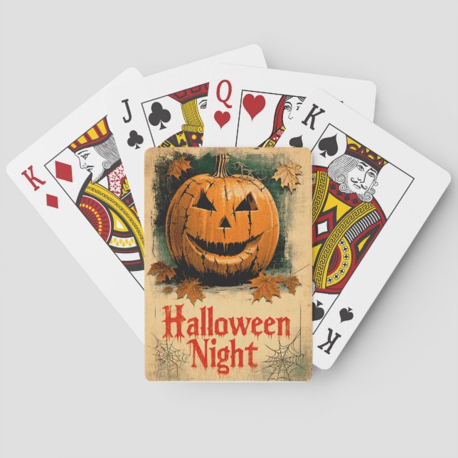 Baraja De Cartas Halloween Graphic – 1960s Inspired Series (Reverso)
