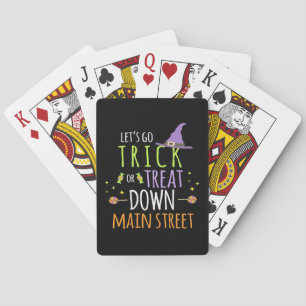 Baraja De Cartas Halloween Hagamos Trampa O Tratemos