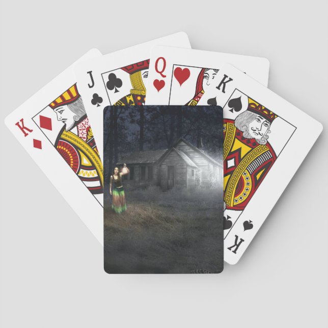 Baraja De Cartas Halloween Horror House (Reverso)