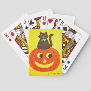 Baraja De Cartas Halloween Kitty Kitty