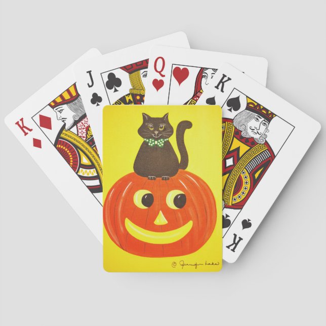 Baraja De Cartas Halloween Kitty Kitty (Reverso)