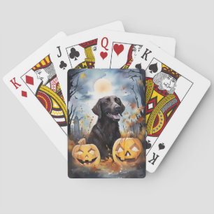 Baraja De Cartas Halloween Nueva Escocia con calabazas asustadas